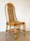 Wicker, Leather, and Bamboo Chairs, 1970s, Set of 2 5