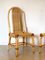 Wicker, Leather, and Bamboo Chairs, 1970s, Set of 2, Image 2