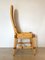 Wicker, Leather, and Bamboo Chairs, 1970s, Set of 2, Image 6