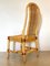 Wicker, Leather, and Bamboo Chairs, 1970s, Set of 2, Image 9