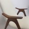 Mid-Century Teak Armchairs by Louis Van Teeffelen for Wébé, 1960s, Set of 2, Image 11