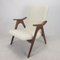 Mid-Century Teak Armchairs by Louis Van Teeffelen for Wébé, 1960s, Set of 2, Image 13