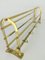 Vintage Viennese Brass Wall Shelf, 1920s, Image 5