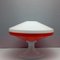 Vintage Space Age Desk Lamp in Red & White, Image 2
