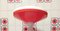 Vintage Space Age Desk Lamp in Red & White, Image 11
