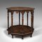 Antique Victorian Scottish Octagonal Oak Table, Image 1