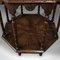 Antique Victorian Scottish Octagonal Oak Table, Image 10