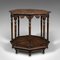 Antiker achteckiger viktorianischer schottischer Tisch aus Eiche 2