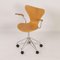 Butterfly Desk Chair 3217 by Arne Jacobsen for Fritz Hansen, 1980s, Image 5
