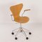 Butterfly Desk Chair 3217 by Arne Jacobsen for Fritz Hansen, 1980s 3
