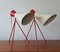 Mid-Century Dreibein Tischlampen von Josef Hurka, 1960er, 2er Set 5