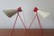 Mid-Century Tripod Table Lamps by Josef Hurka, 1960s, Set of 2 6