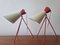 Mid-Century Tripod Table Lamps by Josef Hurka, 1960s, Set of 2 9
