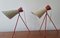 Mid-Century Tripod Table Lamps by Josef Hurka, 1960s, Set of 2 3