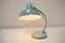 Vintage Blue Table Lamp, Hungary, 1960s 7