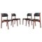 Rosewood Dining Chairs by Erik Buch, 1960s, Set of 4 1