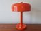 Mid-Century Mushroom Napako Tischlampe in Orange von Josef Hurka, 1970er 2