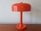 Mid-Century Orange Table Lamp Mushroom Napako by Josef Hurka, 1970s 2