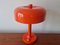 Mid-Century Orange Table Lamp Mushroom Napako by Josef Hurka, 1970s 5