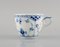 Blue Fluted Half Lace Coffee Cups with Saucers by Royal Copenhagen, Set of 10, Image 3