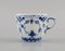 Blue Fluted Full Lace Coffee Cups with Saucers by Royal Copenhagen, Set of 20, Image 3