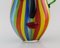 Large Mouth Blown Murano Art Glass Picasso Vase, Venice, 1980s 3