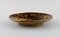 Round Glazed Ceramics Dish by Hans Henrik Hansen for Royal Copenhagen, Image 4