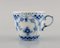 Blue Fluted Full Lace Coffee Cups with Saucers by Royal Copenhagen, Set of 4 4