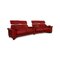 3-Seater Dark Red Paradise Leather Sofa from Stressless 3