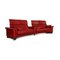 3-Seater Dark Red Paradise Leather Sofa from Stressless 7