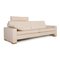 3-Seater Conseta Cream Leather Sofa from Cor 7