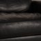 2-Seater Black Leather Sofa from Brühl 4