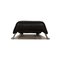 Model 322 Black Leather Stool from Rolf Benz 7