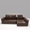 Ecksofa aus Braunem Leder von Minotti 2