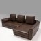 Ecksofa aus Braunem Leder von Minotti 3