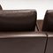 Sofá esquinero de cuero marrón de Minotti, Imagen 6