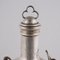Hammered Silver Flask with Chain from De Vecchi Gabriele Milan 4