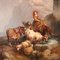 Salvatore Mazza, pintura de escena, siglo XIX, óleo sobre lienzo, Imagen 3
