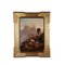 Salvatore Mazza, pintura de escena, siglo XIX, óleo sobre lienzo, Imagen 1