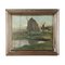 Guglielmo Zocchi, Landscape Painting, Oil on Panel, Framed 1