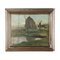 Guglielmo Zocchi, pintura de paisaje, óleo sobre tabla, enmarcado, Imagen 1
