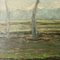 Guglielmo Zocchi, Landscape Painting, Oil on Panel, Framed, Image 4