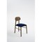 Bokken Caneletto Blue Upholstered Chair by Colé Italia, Image 1