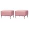 Square Alice Ottomans by Pepe Albargues, Set of 2 1