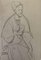 Bernard Bécan, The Old Man, Dessin Original au Crayon, 1913 1