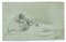 Achille Devezie, Woman Dreaming on the Water, Original Pencil Drawing, 1830s 1