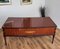 Moderner italienischer Art Deco Schreibtisch aus Holz, Glas & Messing, 1930er 3