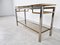 Brass and Chrome Console Table, 1970s, Image 7