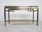 Brass and Chrome Console Table, 1970s, Image 2