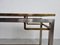Brass and Chrome Console Table, 1970s 9